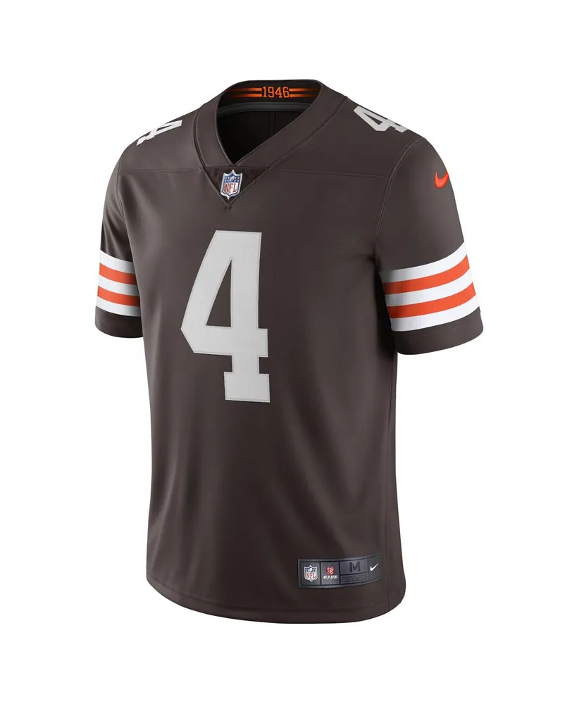 Men's Nike Deshaun Watson Brown Cleveland Browns Vapor Limited Jersey