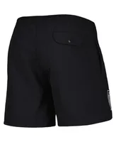 Men's Mitchell & Ness Black Las Vegas Raiders Team Essentials Nylon Shorts