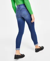Tommy Hilfiger Women's Waverly Distressed Cuffed Skinny Jeans
