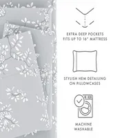 Home Collection Premium Ultra Soft Trellis Vine Pattern Piece Bed Sheets Set