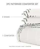 ienjoy Home Ultra Soft Diamond Stripe -Pc. Comforter Set