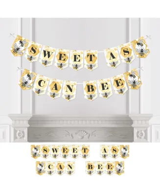 Little Bumblebee Baby Shower or Birthday Party Bunting Banner Party Decorations