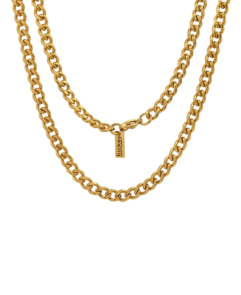 hickey by Hickey Freeman 18K Gold Plated Cuban Link Chain Necklace