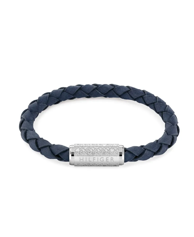 tommy hilfiger knotted leather bracelet