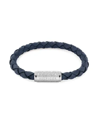 Tommy Hilfiger Men's Braided Suede Leather Bracelet
