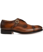 Taft Men's Prince Genuine Leather Double Monk Strap Dress Shoes