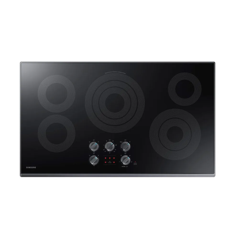 Samsung 36 Inch Black Stainless 5 Burner Electric Cooktop