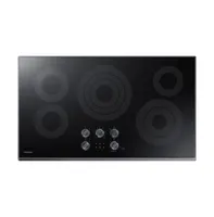 Samsung 36 Inch Black Stainless 5 Burner Electric Cooktop