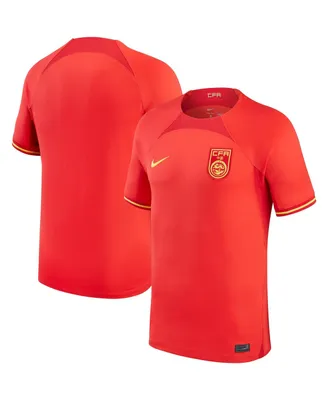 Men's Nike Red China National Team 2022/23 Home Replica Jersey
