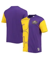 Men's Mitchell & Ness Purple, Gold Lsu Tigers Play By 2.0 T-shirt