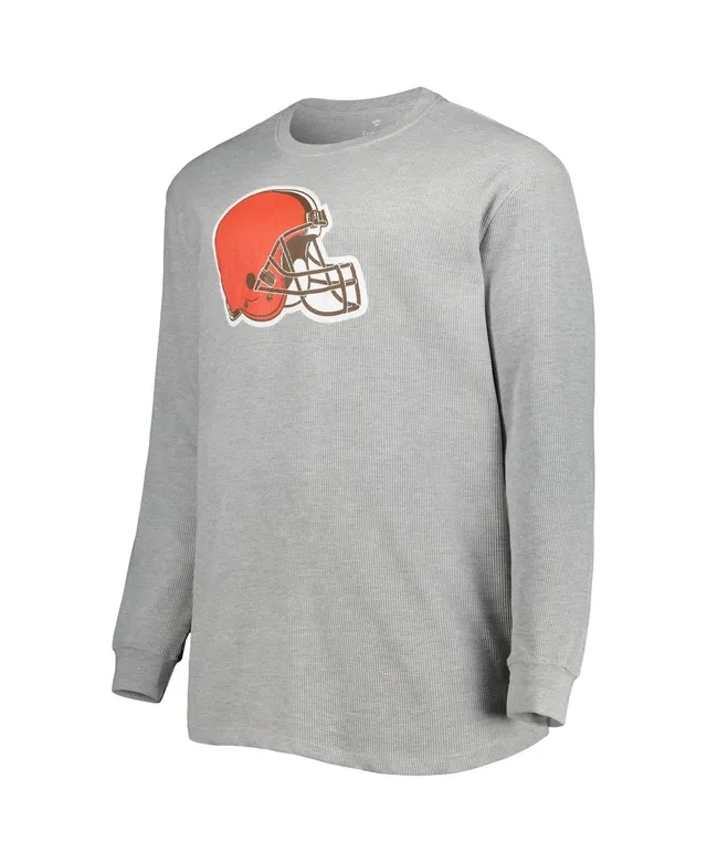 Lids Cleveland Browns New Era Current Raglan Long Sleeve T-Shirt - Brown