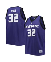 Men's Original Retro Brand Dean Wade Purple Kansas State Wildcats Alumni Commemorative Replica Basketball Jersey