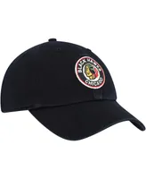 Men's '47 Brand Black Chicago Blackhawks Clean Up Adjustable Hat