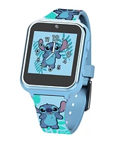 Disney Children's Stitch Blue Silicone Smart Watch 38mm