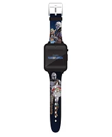 Star Wars Children's Mandalorian Gray Silicone Smart Watch 38mm