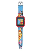 Disney Children's Winnie Blue Silicone Smart Watch 38mm