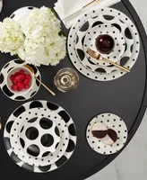 Kate Spade on the Dot 12 Piece Dinnerware Set, Service for 4