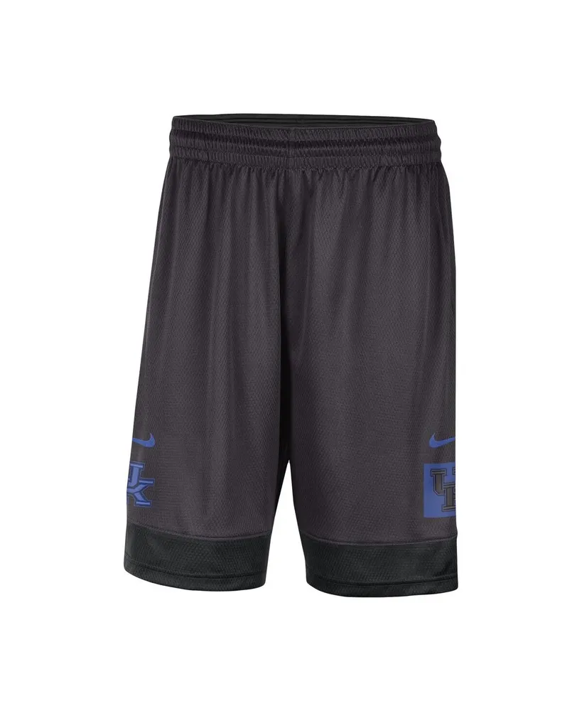 Men's Nike Charcoal Kentucky Wildcats Performance Fast Break Shorts