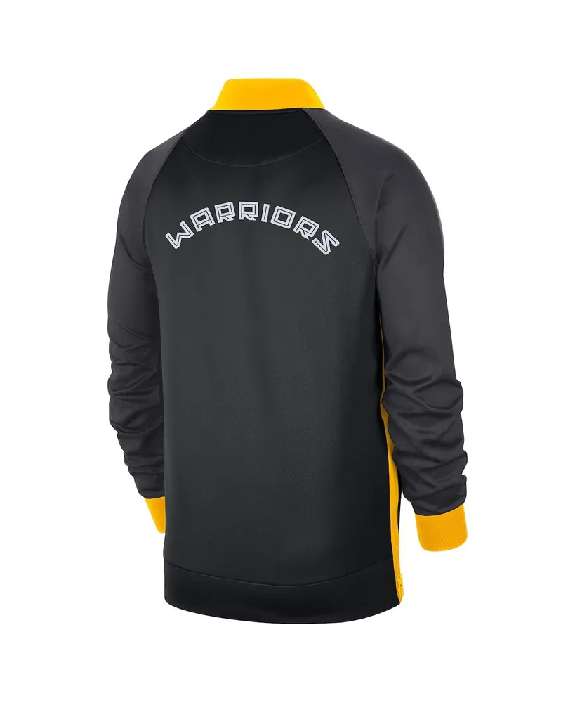 Men's Nike Black, Yellow Golden State Warriors 2022, 23 City Edition Showtime Thermaflex Full-Zip Jacket