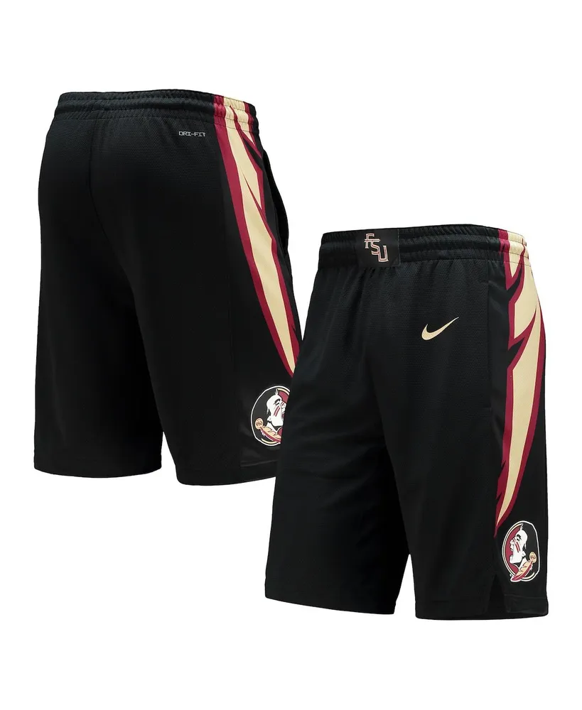 Men's Nike Black Florida State Seminoles Replica Performance Basketball Shorts