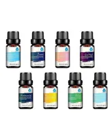 Pursonic 8 Pack 100% Pure Essential Aromatherapy Oils
