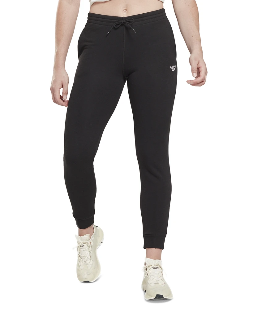 Reebok Women's Identity Drawstring French Terry Joggers