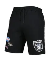 Men's New Era Black Las Vegas Raiders Historic Champs Shorts