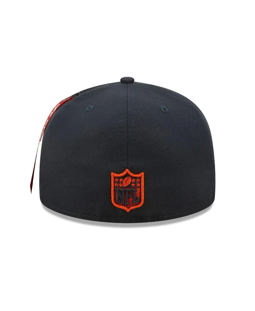 Men's New Era X Alpha Industries Navy Chicago Bears 59Fifty Fitted Hat
