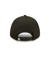 Men's New Era Black Pittsburgh Steelers Framed Af 9Forty Snapback Hat