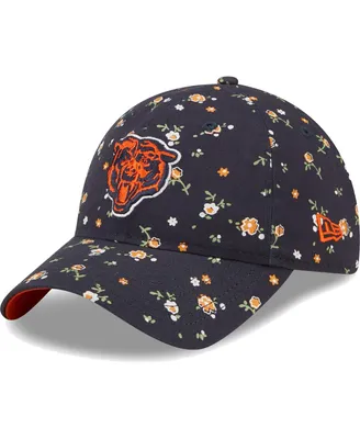Women's New Era Navy Chicago Bears Floral 9Twenty Adjustable Hat