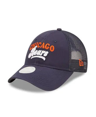 Women's New Era Navy Chicago Bears Team Trucker 9Forty Snapback Hat