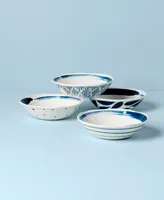 Lenox Blue Bay Melamine Assorted All-Purpose Bowls, Set Of 4