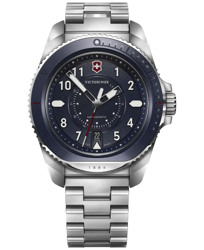 Victorinox Men's Swiss Journey 1884 Stainless Steel Bracelet Watch 43mm