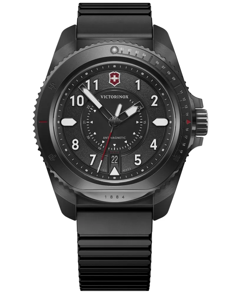 Victorinox Men's Swiss Journey 1884 Rubber Strap Watch 43mm