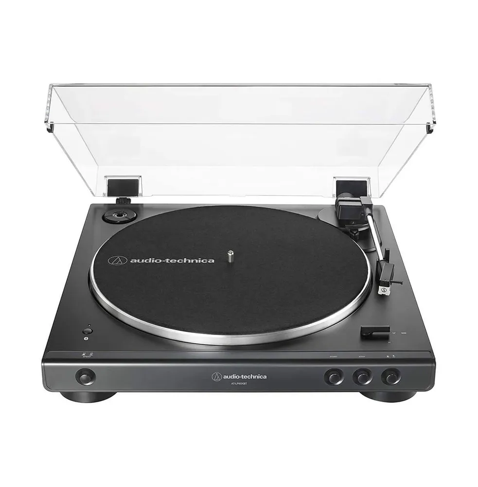 Audio-Technica At-LP60XBT-usb Fully Automatic Belt-Drive Turntable with Bluetooth (Wireless, Usb & Analog)