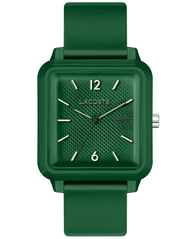 Lacoste Men's Studio Silicone Strap Watch 36mm x 38mm