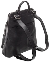 Mancini Women's Pebbled Brigette Backpack