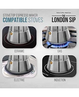 London Sip Stainless Steel Coffee Maker -cup