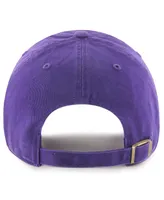 Men's '47 Brand Purple Minnesota Vikings 2022 Nfc North Division Champions Clean Up Adjustable Hat