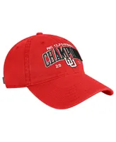 Men's Legacy Athletic Scarlet Utah Utes 2022 Pac-12 Champions Bold Arch Eza Relaxed Twill Adjustable Hat