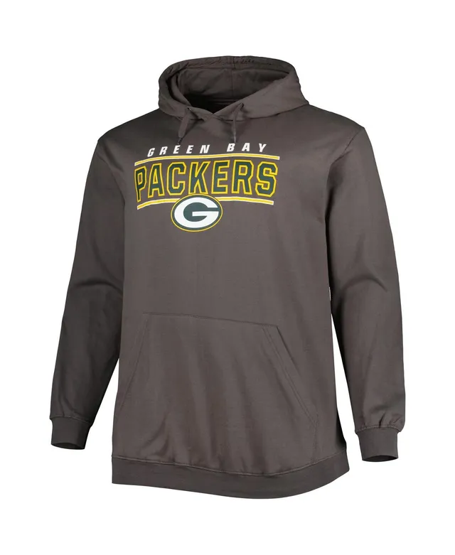 Men's New Era Gold Green Bay Packers Colorblock Current Pullover