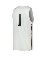 Men's Under Armour #1 White Cincinnati Bearcats Team Replica Basketball Jersey