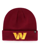 Men's '47 Brand Burgundy Washington Commanders Primary Cuffed Knit Hat