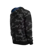 Men's New Era Black Boston Red Sox Camo Pullover Hoodie