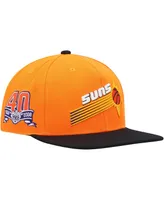 Men's Mitchell & Ness Orange, Black Phoenix Suns Hardwood Classics 40th Anniversary Team Side Fitted Hat