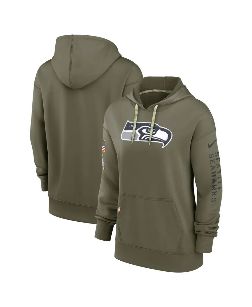 Carolina Panthers Nike Women's 2021 Salute To Service Therma Performance  Pullover Hoodie - Olive