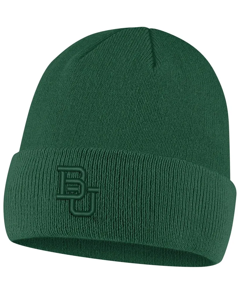 Men's Nike Green Baylor Bears Tonal Cuffed Knit Hat