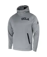 Men's Jordan Gray Ucla Bruins 2-Hit Performance Pullover Hoodie