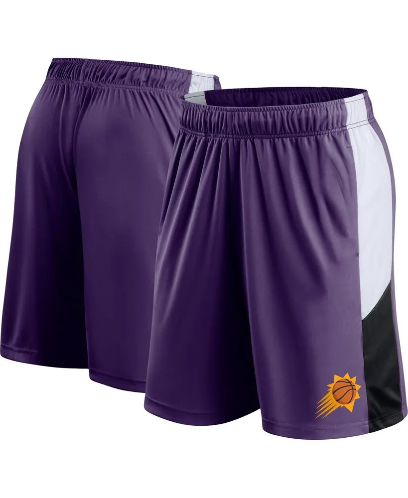 Men's Fanatics Purple Phoenix Suns Champion Rush Colorblock Performance Shorts