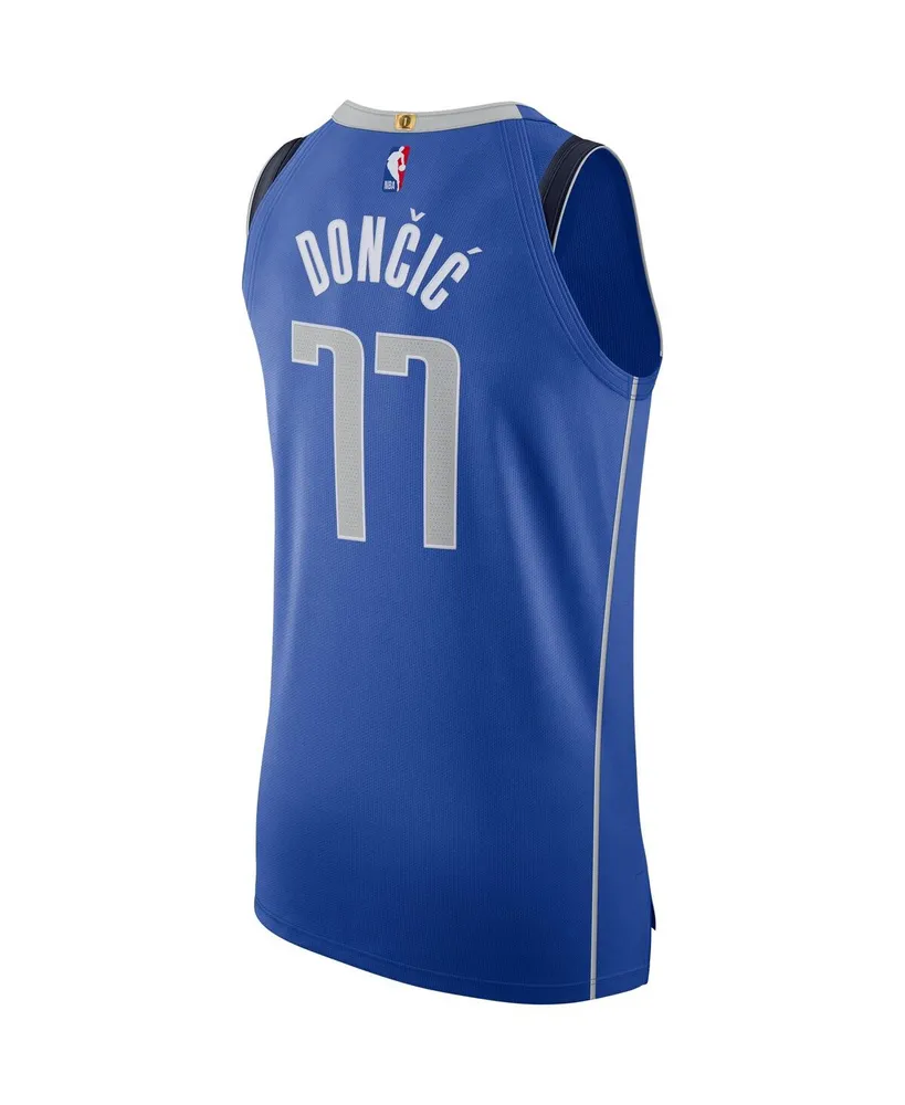 Men's Nike Luka Doncic Blue Dallas Mavericks 2020/21 Authentic Jersey - Icon Edition